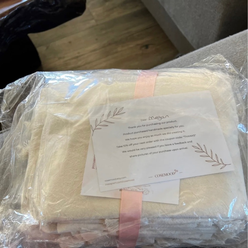 Handmade Turkish cotton pillow cases bundle of 6